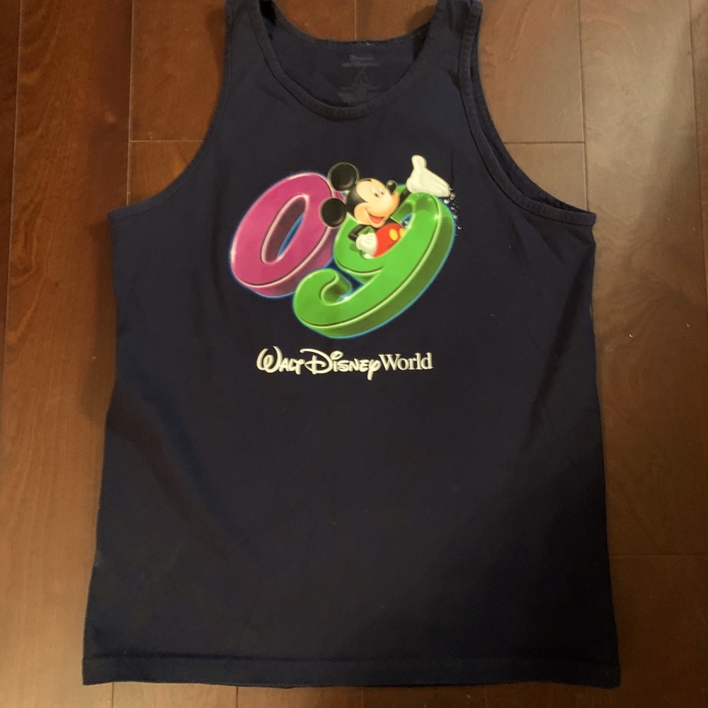 Disney Land 09 Tank Top L Mickey Mouse